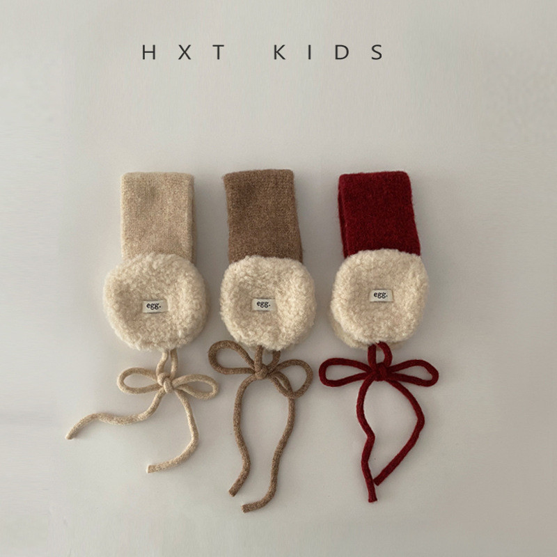 หมวกหูกระต่ายทำจากขนแกะจริง ขนาดเล็ก สไตล์อบอุ่น เหมาะสำหรับเด็กและผู้ใหญ่ในฤดูหนาว SM511 - รูปที่ 2