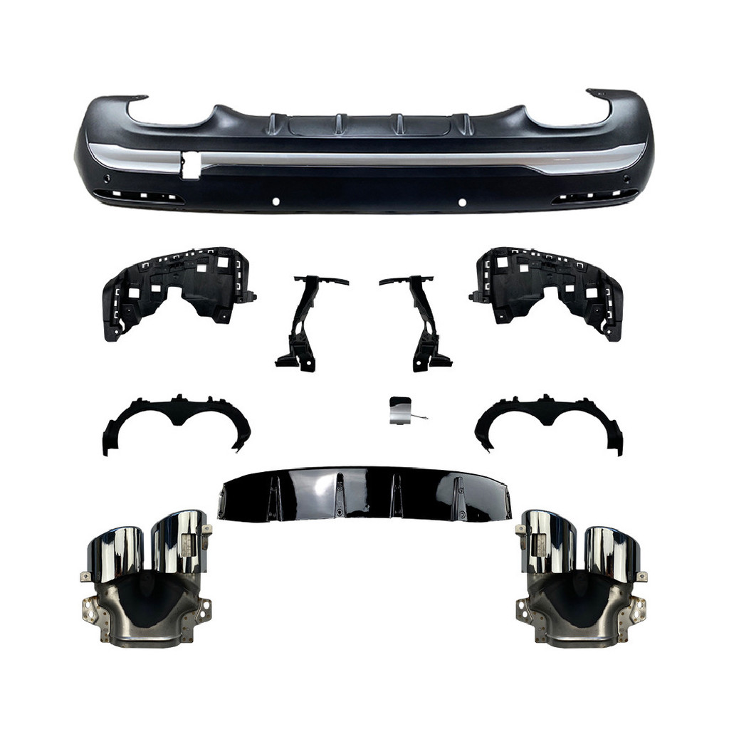 ท่อไอเสีย Mercedes-Benz H247 GLA200 GLA45 GLA180 ปีกข้าง ท่อหลัง ตกแต่งภายนอก