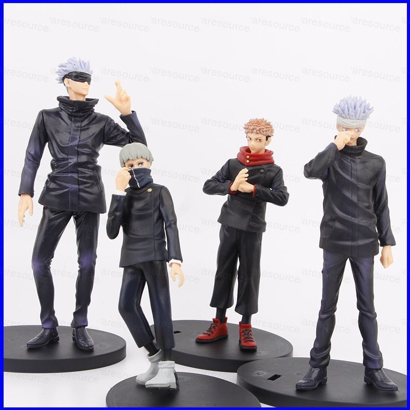 Jujutsu Kaisen Action Figure Goji Satoru Inumaki Toge Itadori Yuji ตุ๊กตาของเล่นสําหรับของขวัญเด็กคอ