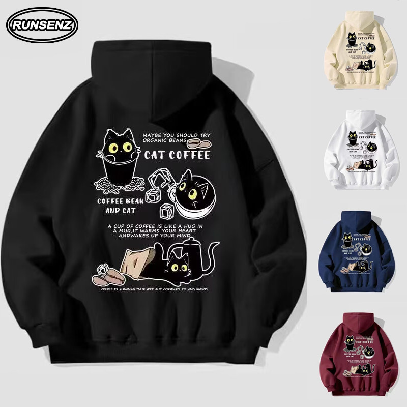 แจ็คเก็ตแฟชั่นการ์ตูนเกาหลี สำหรับผู้ชาย ทรงหลวม สไตล์ลำลอง ขนาดใหญ่