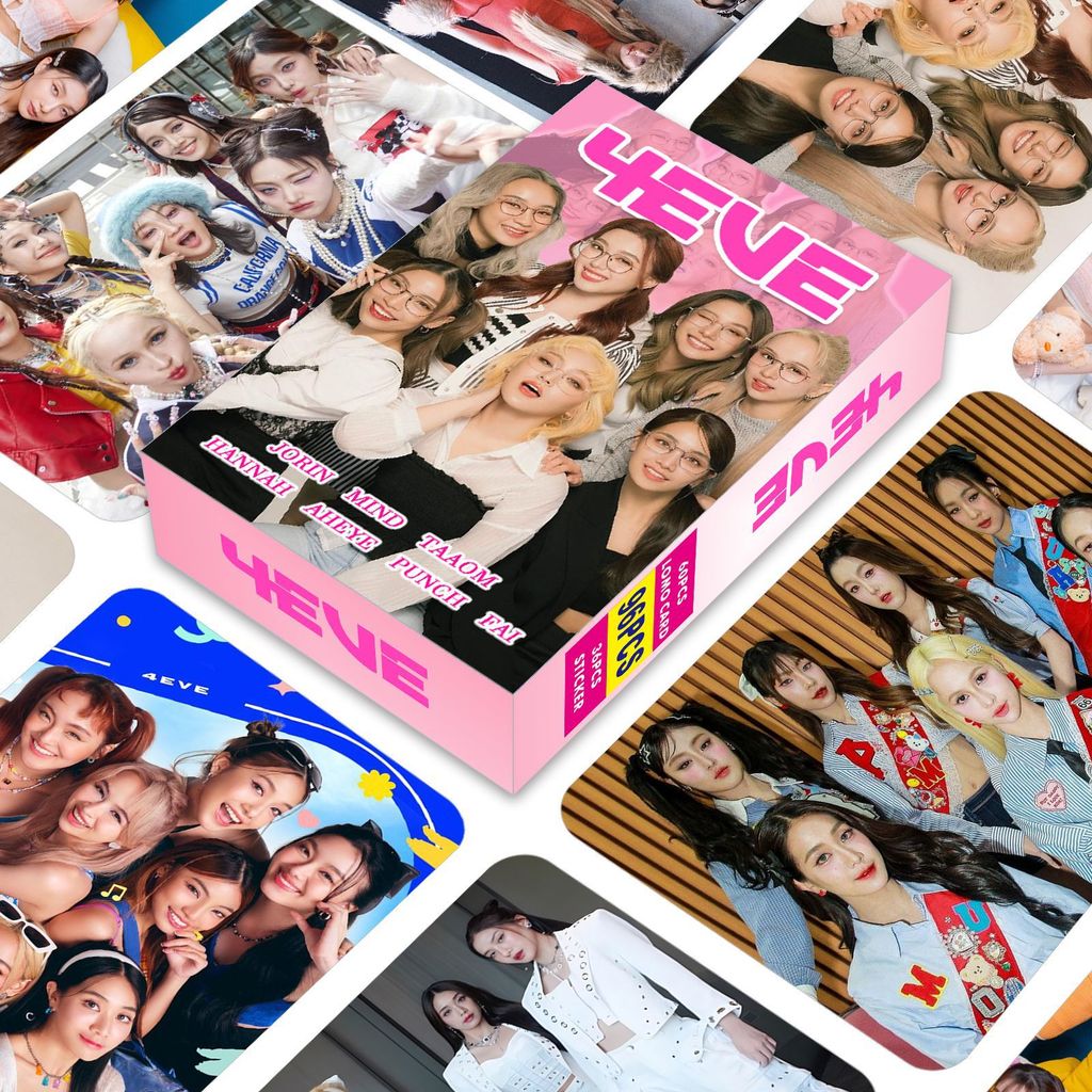 96 ชิ้น Taixing New Generation Girl Group 4EVE Combination อัลบั้ม Photocard lomo Card ชุดสติกเกอร์ค