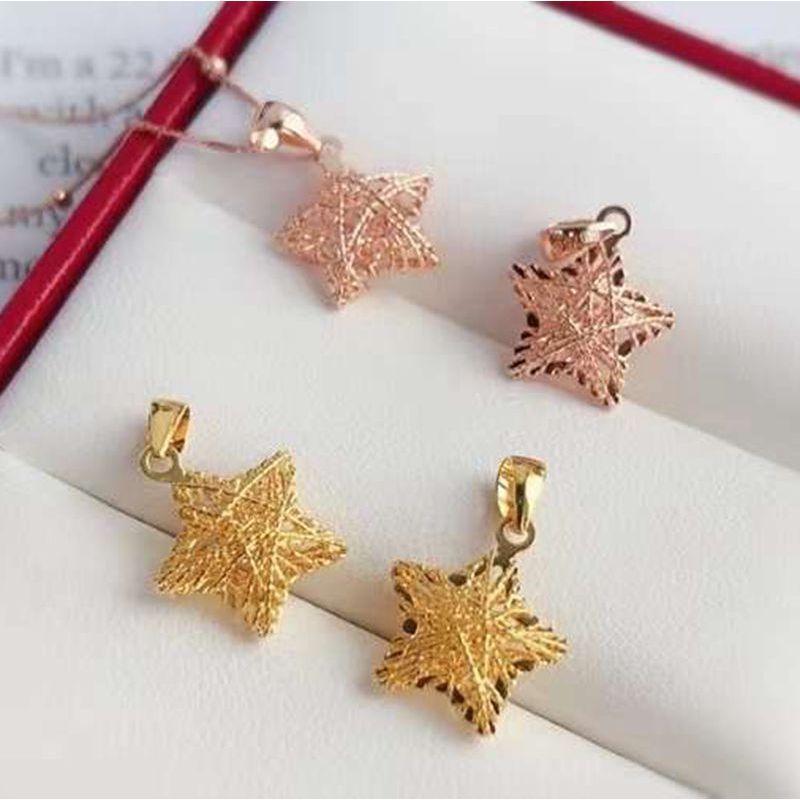 สร้อยคอมุกหญิง Au750 ลายหัวใจโปร่งแสง พร้อมสายโซ่ สำหรับของขวัญแฟชั่น