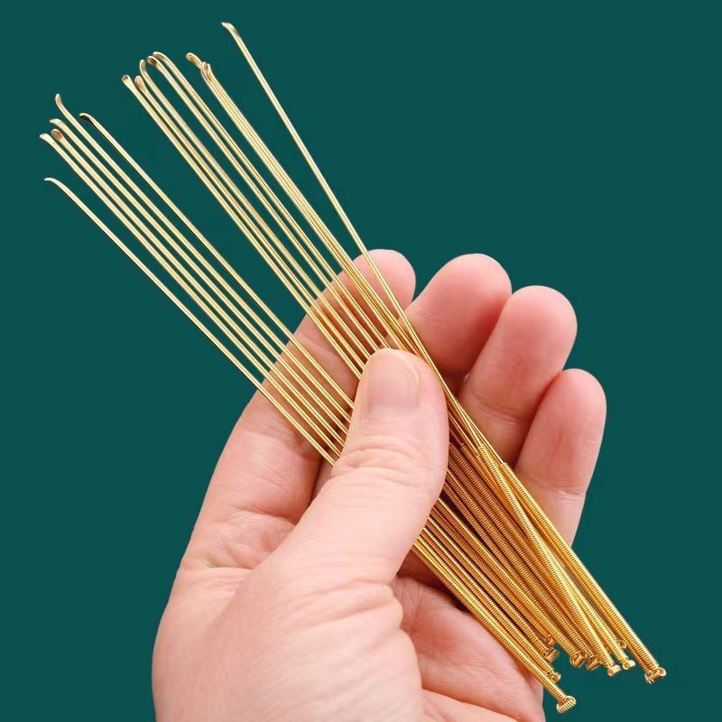 New Product#gold Small Ear Pick Ear Cleaning Tool Mini Ear Spoon Earwax Removal Metal Ear Pick Hard 