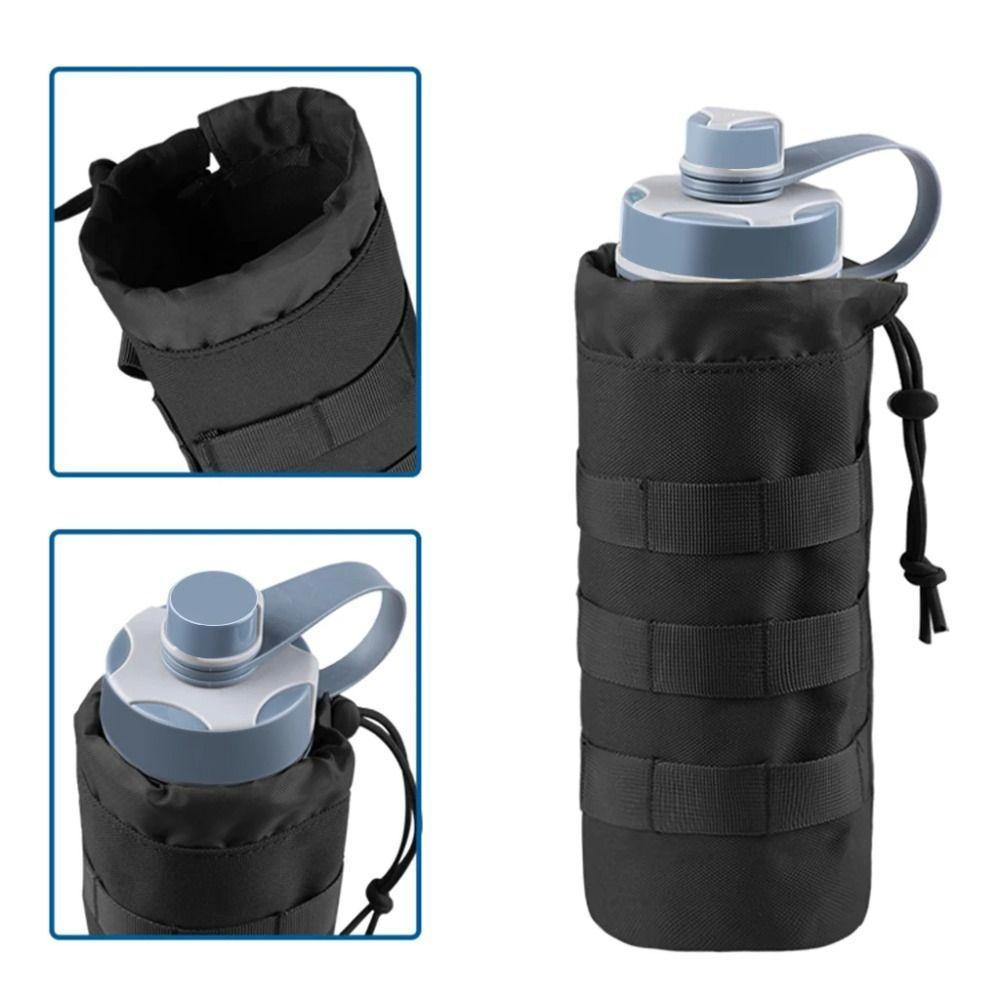 Crosstrade Molle ขวดน้ํา, 1000D Oxford ผ้า Molle ระบบกาต้มน้ํากลางแจ้ง Carrier กระเป๋า, ขวดน้ํากระเป๋าเดินทางมัลติฟังก์ชั่เดินป่าขวดกระเป๋าเดินทาง ราคา ถูกที่สุด ดีลบีเคเค แกลเลอรีภาพที่ 2