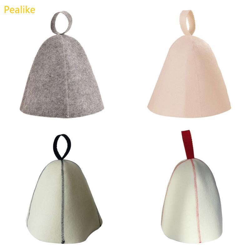Wool Felt Sauna Hat Russian Banya Bath Showering Heads Hat Decor Protections