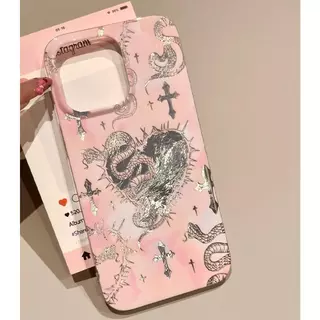【】เคสไอโฟน เคส iPhone 17 16 15 Pro Max ลายสัญลักษณ์ สไตล์ หวานเย็น
