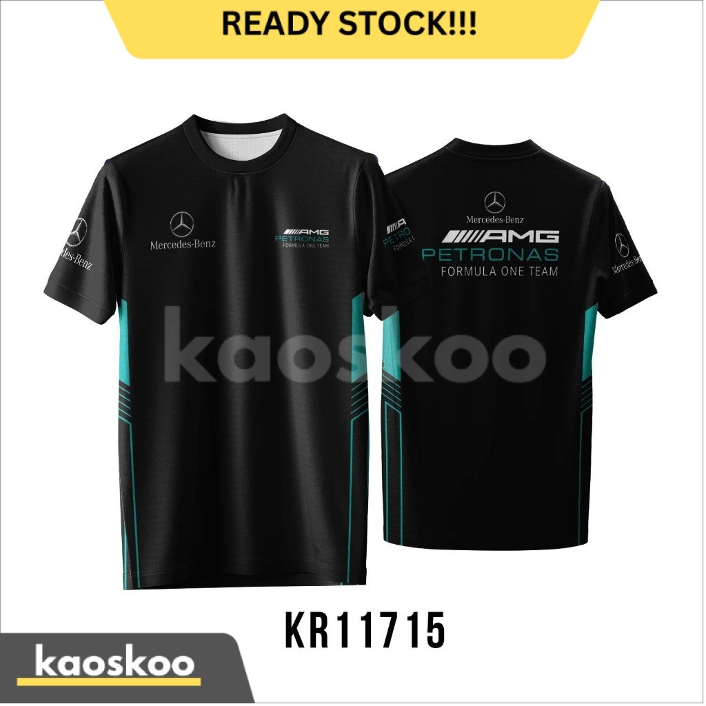 Mercedes AMG Petronas Formula One Racing Team Custom Jersey โดย Kaoskoo