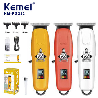 Kemei KM-PG232 ปัตตาเลี่ยนไร้สาย แบตเตอเลี่ยน ตัดผม โกนหนวด …