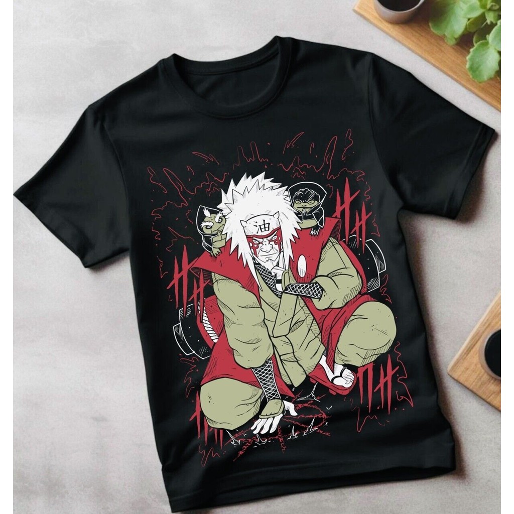เสื้อยืด Jiraiya เสื้อยืด Naruto Rasengan Itachi Uchiha Horror Anime เสื้อ ผ้าCotton T-Shirt