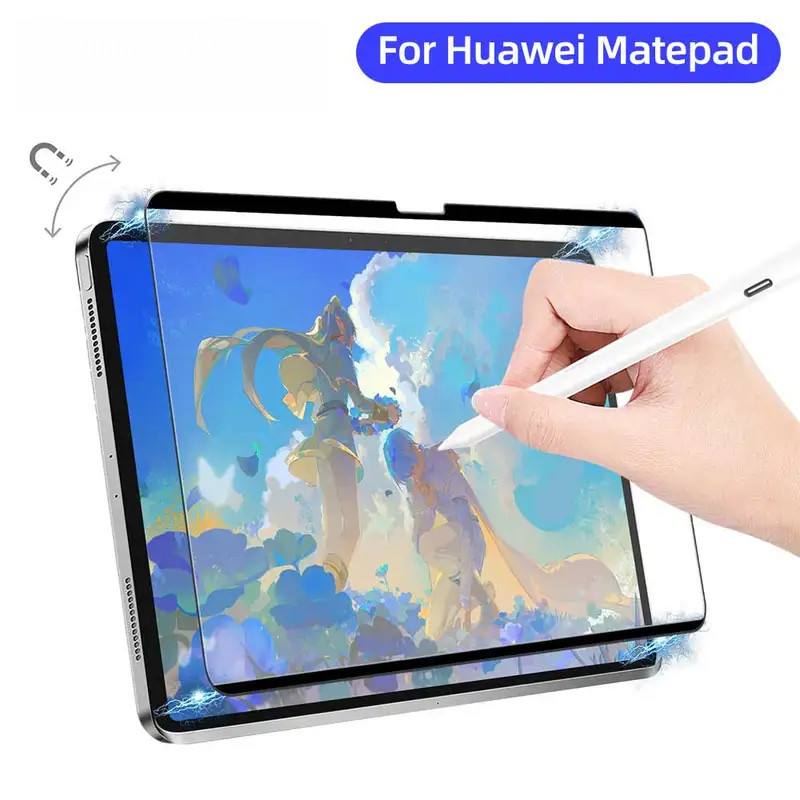 สําหรับ Huawei Matepad 11.5s 11.5 SE 11 Pro 10.8 13.2 12.6 12 X 2026 กระดาษแม่เหล็กรู้สึกฟิล์มสําหรั