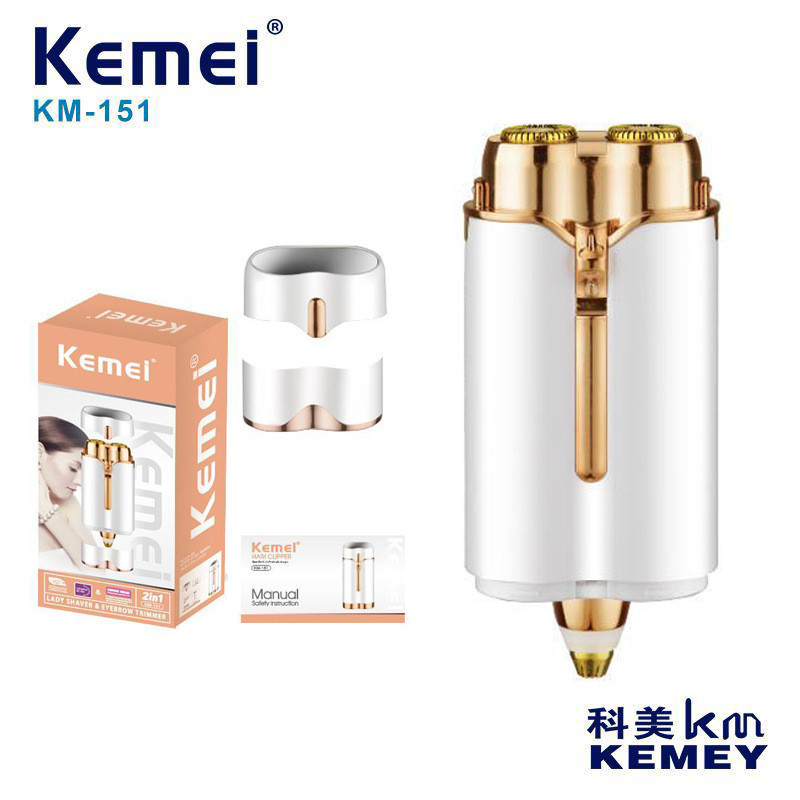 Kemei Kemei เครื่องโกนหนวดไฟฟ้า Pubic Hair KM-151 เครื่องกําจัดขนหญิงเครื่องกําจัดขนโกนหนวด Body Hai