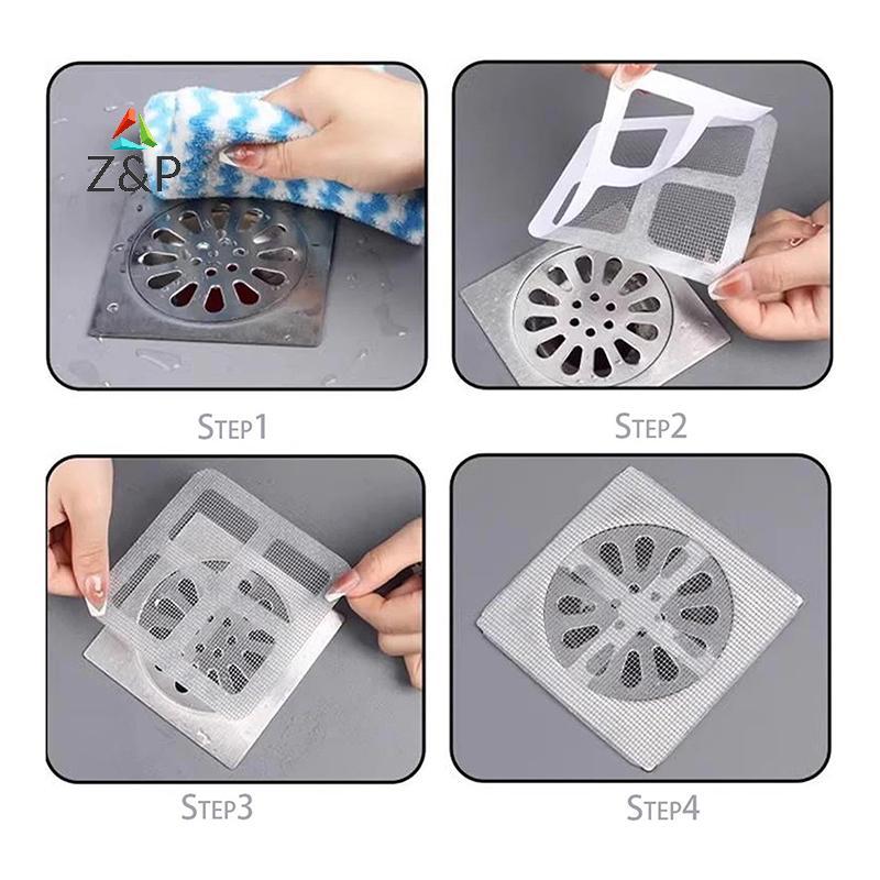 [Z&PT] 10/50PCS Anti Bloing Filter Screen Hair Catcher ท่อระบายน้ํากรองห้องครัวห้องน้ําทิ้งท่อระบายน