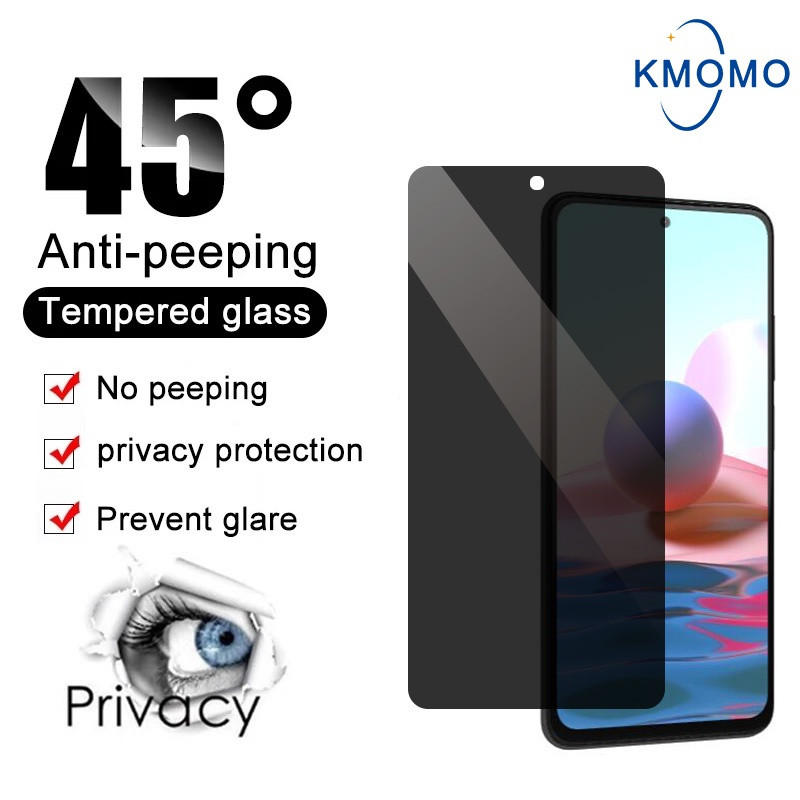 ความเป็นส่วนตัว Anti-Spy กระจกนิรภัยสําหรับ Xiaomi Redmi หมายเหตุ 14 4G 13 Pro 5G 12 + 12s 11 11s 10 10s 9 9s Plus ป้องกันหน้าจอ
