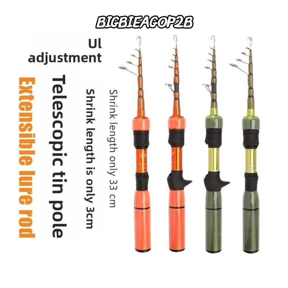 BIGBIEGOP2B UL Fishing Rod, Ultra-Fast Action Compact Contraction Bass Fishing Rod, การออกแบบน้ําหนั