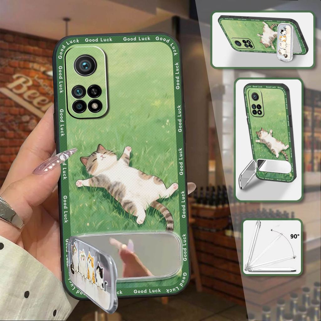 ป้องกันฝุ่นเคสโทรศัพท์กันน้ําสําหรับXiaomi 10T 5G/10T Pro/Redmi K30S/K30S Ultraน่ารักป้องกันปกหลังกร
