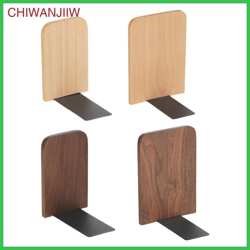 [chiwanjiiw] ไม้หนังสือ End Book Stopper Simple Office Book Stand มัลติฟังก์ชั่นสําหรับซีดี/นิตยสารส