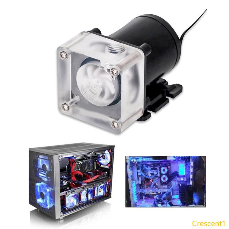 Crescent1 DM600 DCBrushless ปั๊มทําความเย็นน้ําประสิทธิภาพ 600L H สําหรับ CPU คอมพิวเตอร์