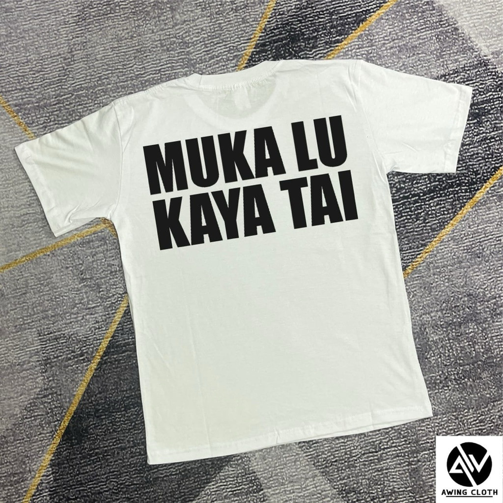 เสื้อยืด Fun Face Lu Rich T4i เสื้อยืดผู้ชาย