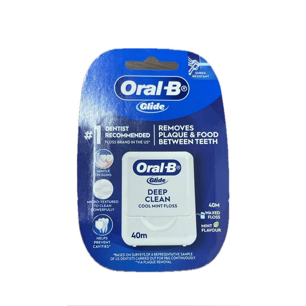 OB GLIDE DEEP CLEAN COOL MINT FLOSS 40M