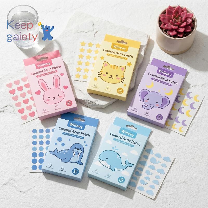[Kpt-t] 144 ชิ้น/เซ็ต Star Pimple Patch สิวที่มีสีสันที่มองไม่เห็น Skin Care Stiers คอนซีลเลอร์ Face