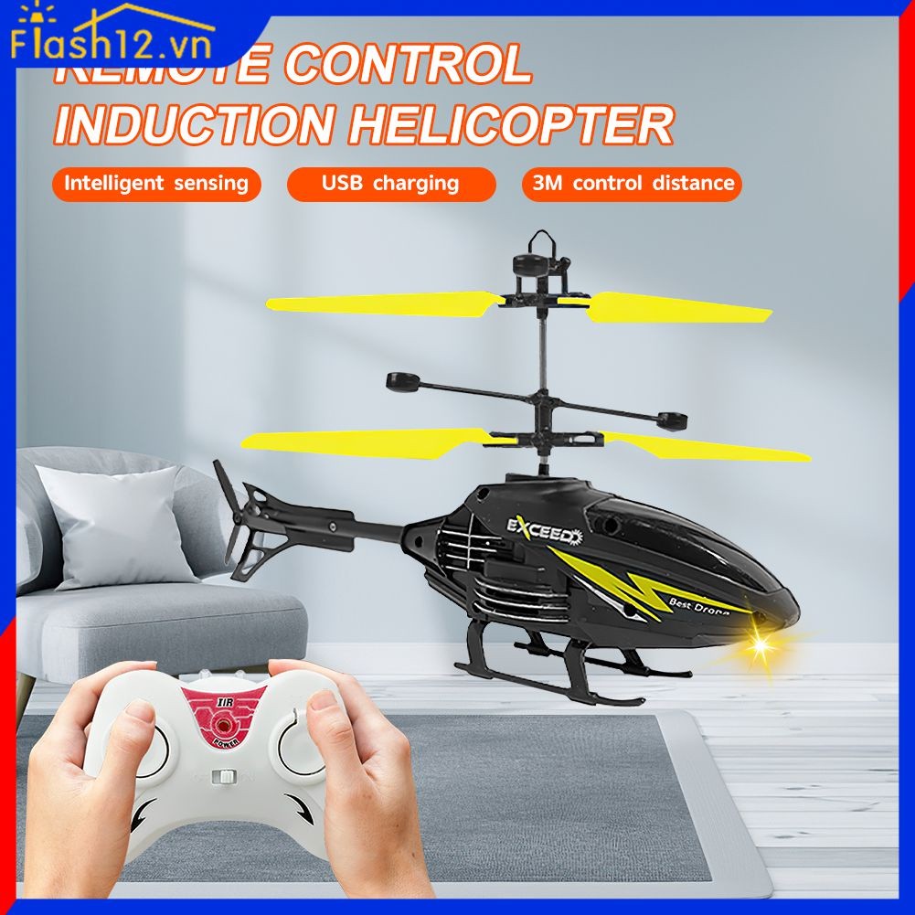 Mini Drone รีโมทคอนโทรลแบบชาร์จไฟได้ RC เฮลิคอปเตอร์ Drone ของเล่น Induction Hovering ปลอดภัย Fall-p
