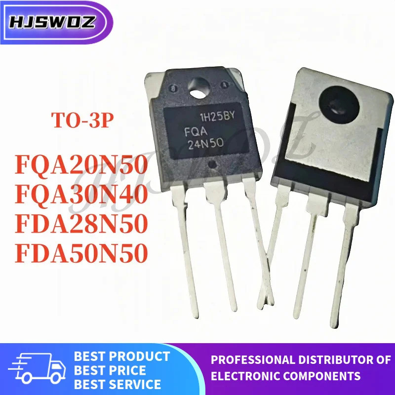 5PCS ยี่ห้อ mos FQA30N40 FQA20N50 FDA28N50 FDA50N50 30N40 20N50 28N50 50 TO-3P N-Channel MOSFET ในสต