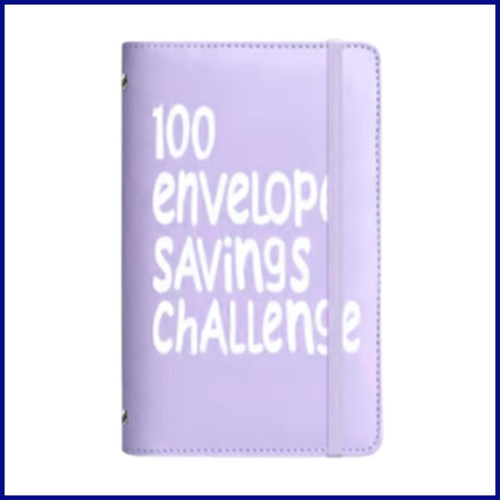 ซองเงินประหยัด Challenge Saving Budget Planner 100 วัน Tracker ซอง Planner Budget สําหรับชายผู้ใหญ่ 