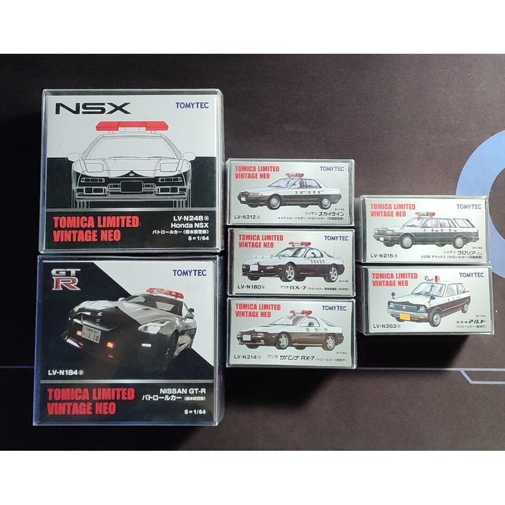 [Orphan] tomy tlv tomytec รถตํารวจญี่ปุ่น nsx gtr r35 rx7 fc fd Duke Otto Tank r32 n248 n184 n212 n1
