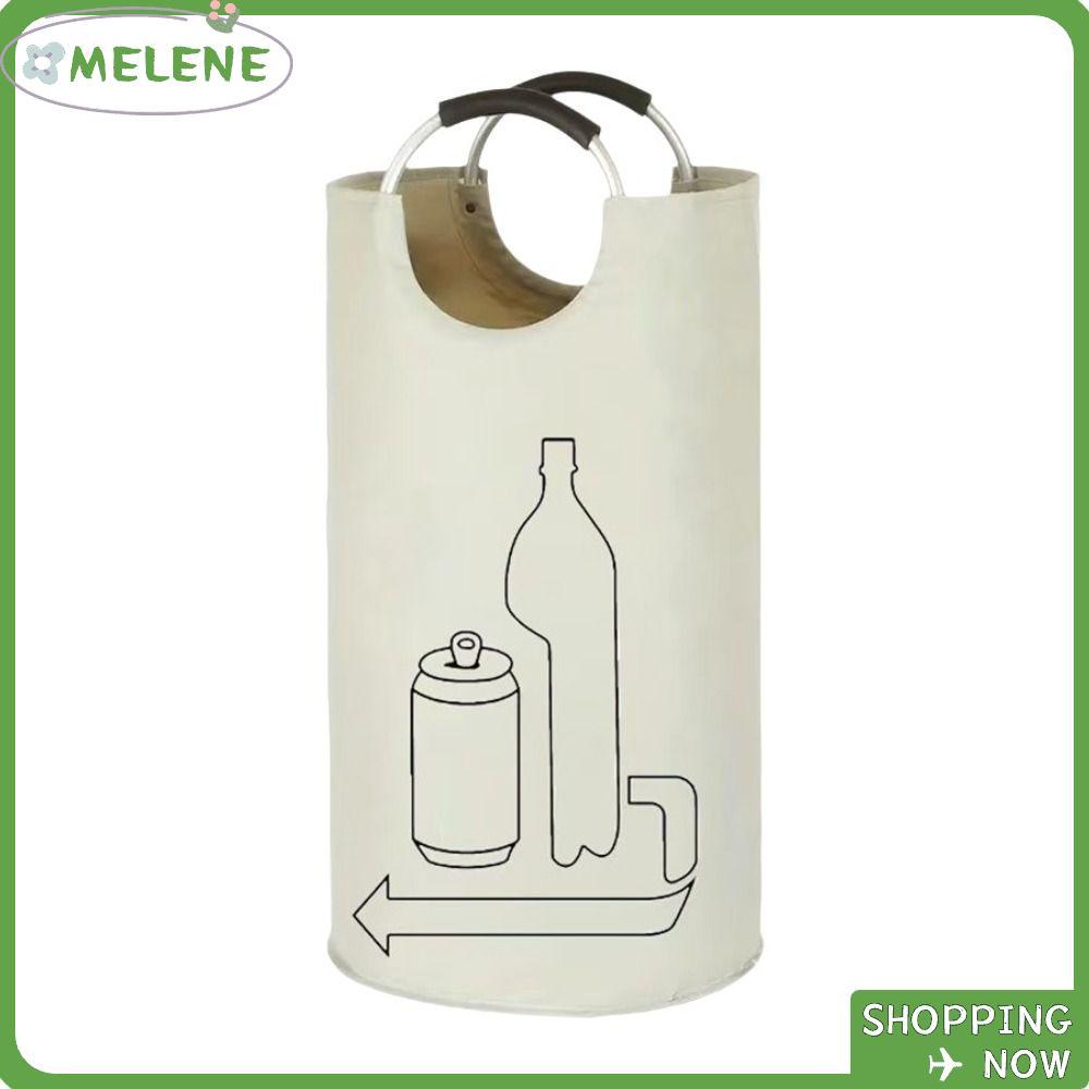 MELENE ตะกร้าซักผ้า, 90L Multi-functional Waste Water Bottle Storage Basket,คุณภาพสูงขนาดใหญ่ความจุผ