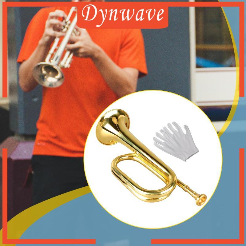[Dynwave] 12 นิ้ว Marching Bugle ทรัมเป็ต, Marching Band Instrument ทองเหลืองเครื่องดนตรี, เป่า Bugl