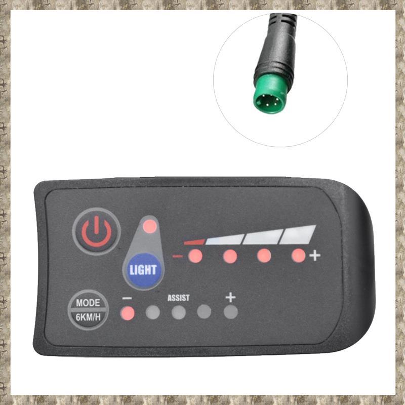 S810 E-Bike Meter จอแสดงผล LED 48V IP65UART Protocol สําหรับจักรยานไฟฟ้า 5PIN