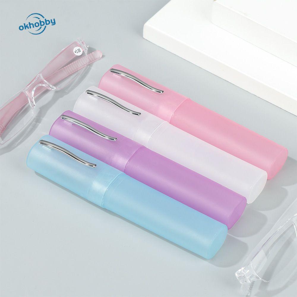 okhobby แว่นอ่านหนังสือ Vision Care Jelly Color Diopter +1.0 1.5 2.0 ถึง 4.0 แว่นตาสายตายาว
