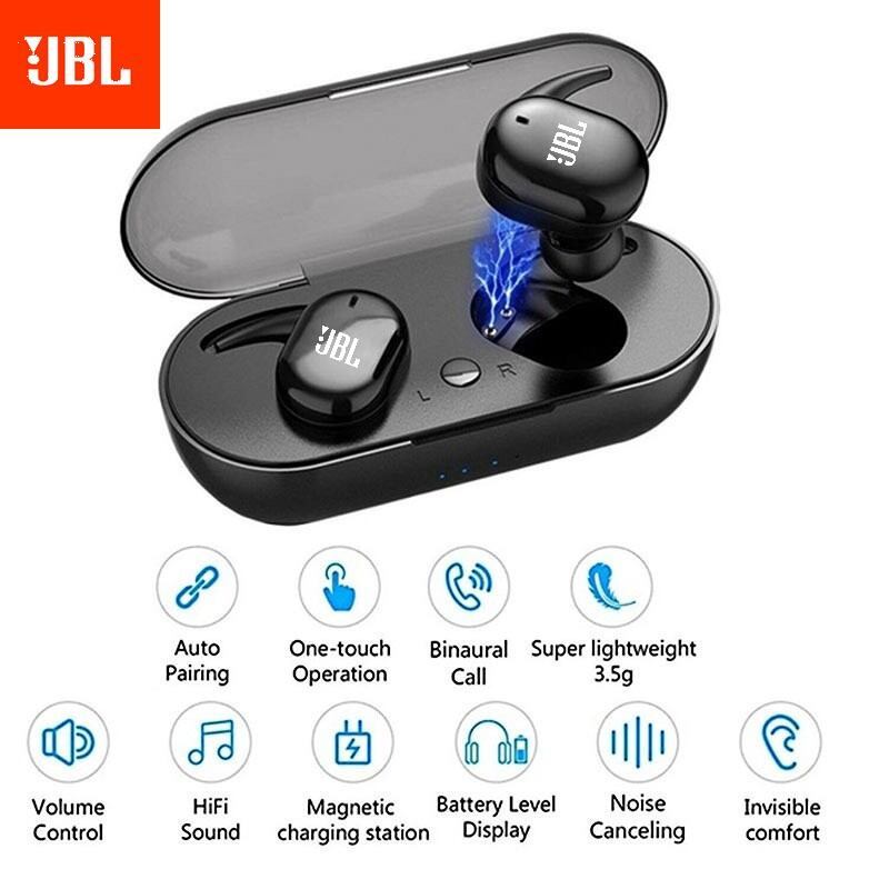 สินค้าพร้อมจัดส่งฟรี + COD TWS JBL Y30 Fone หูฟังบลูทูธหูฟังไร้สายพร้อมไมโครโฟนระบบควบคุมแบบสัมผัสชุ