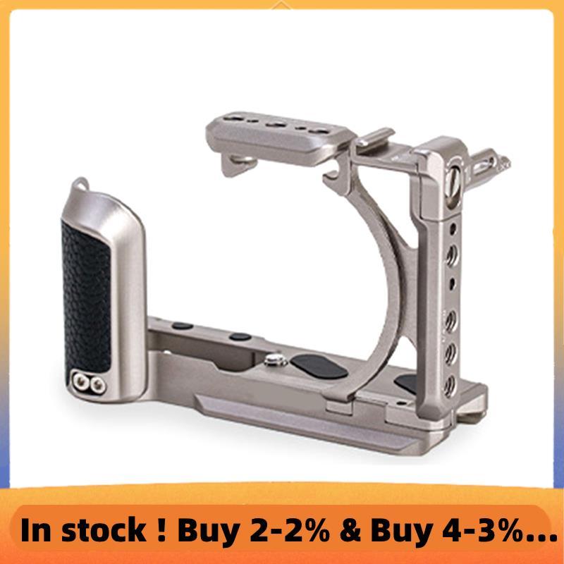 Professional Filmmaking Gear Quick-Release Camera Cage สําหรับ V1 Ergonomic Handle Quick-Release Pla