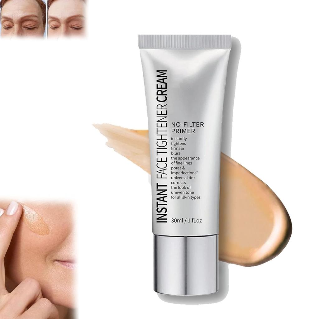 Face Tighter No-Filter Primer, Instant Face Firminger No-Filter Primer, Face Blurring Primer for Fac