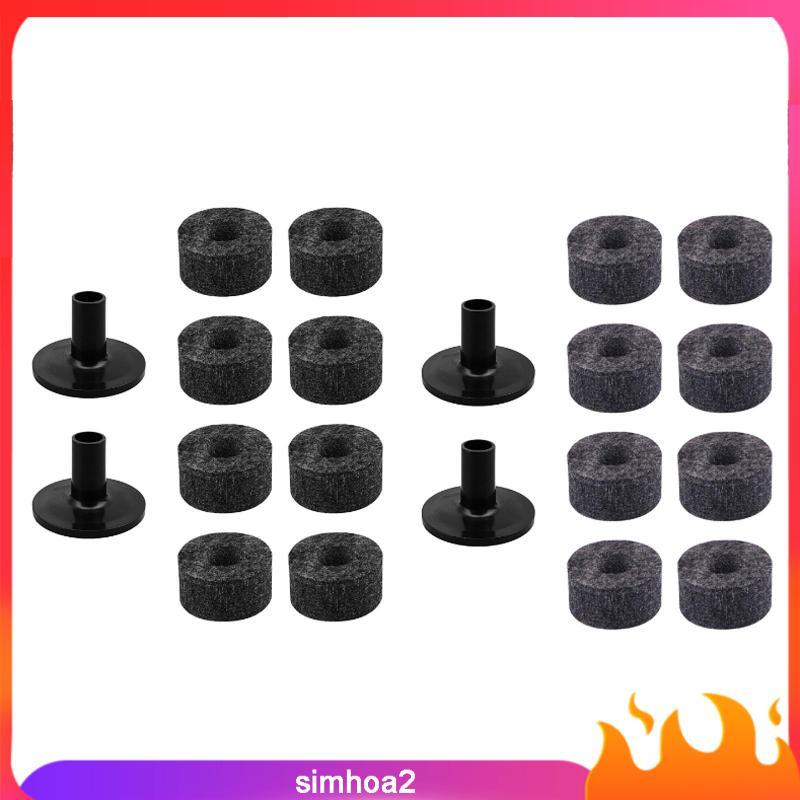 [Simhoa2] กลองชุด Cymbals Stand Felt Pads ชุดอุปกรณ์เสริมพร้อมแขนสําหรับชุดฉาบอิเล็กทรอนิกส์