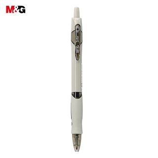 ปากกาเจล M&G AGP023DP ขนาดหัว 0.38 มม ปากกาเจลกดสีน้ำเงิน ปากกาเจลแบบกด สีชัด เส้นคม