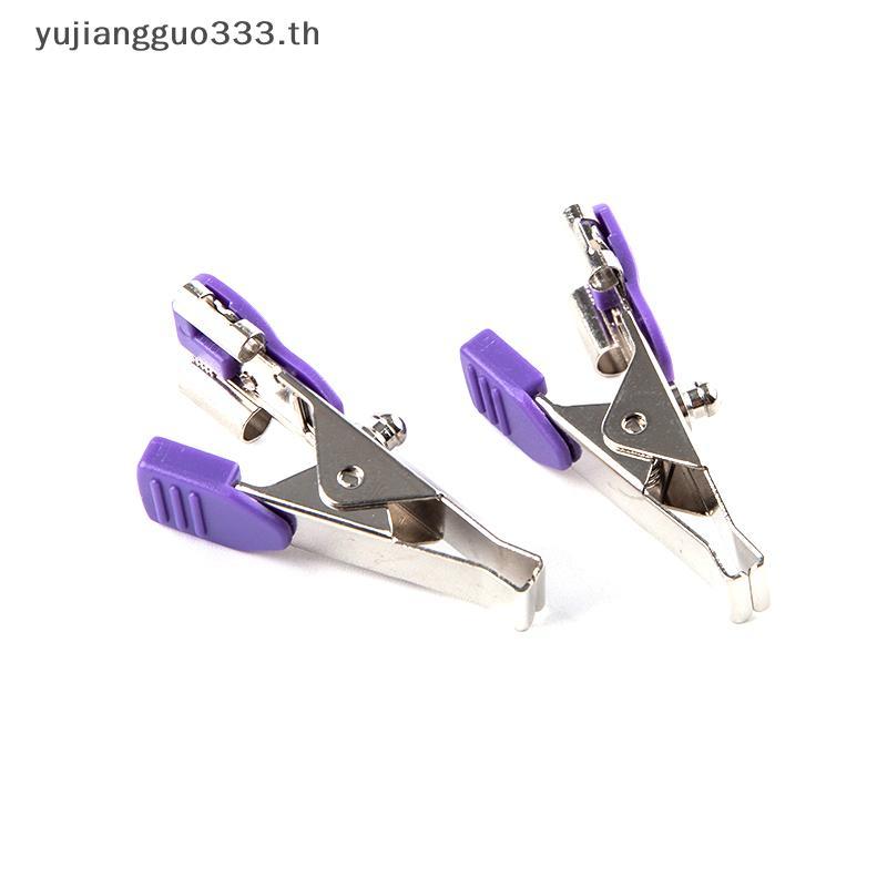 # yujiang # 1 PC มัลติฟังก์ชั่นจระเข้คลิปเชื่อมต่อสําหรับสัตว์/Vet ECG EKG Monitor Cable .