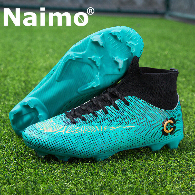 Naimo Futsal Shoes For Men Artificial Grass Soccer Shoes Kids Artificial Grass Soccer Shoes Football