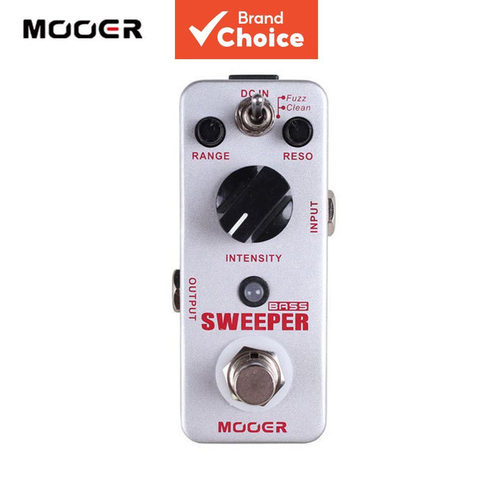 Mooer Sweeper Bass Dynamic Envelope Filter Effect Pedal, สําหรับกีตาร์เบส True Bypass, Clean และ Fuz