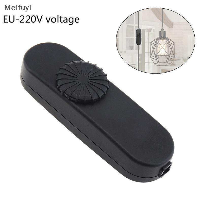 [Meifuyi] EU LED Dimmer Switch 120V/220V Full Range Rotary Dimmer Switch สวิตช์โคมไฟอินไลน์สําหรับโค