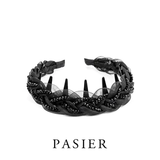 PASIER ที่คาดผมกันลื่นเจ้าหญิงปารีส รุ่น 3.0 ผ้าซาตินนุ่ม เครื่องประดับผม FB1658