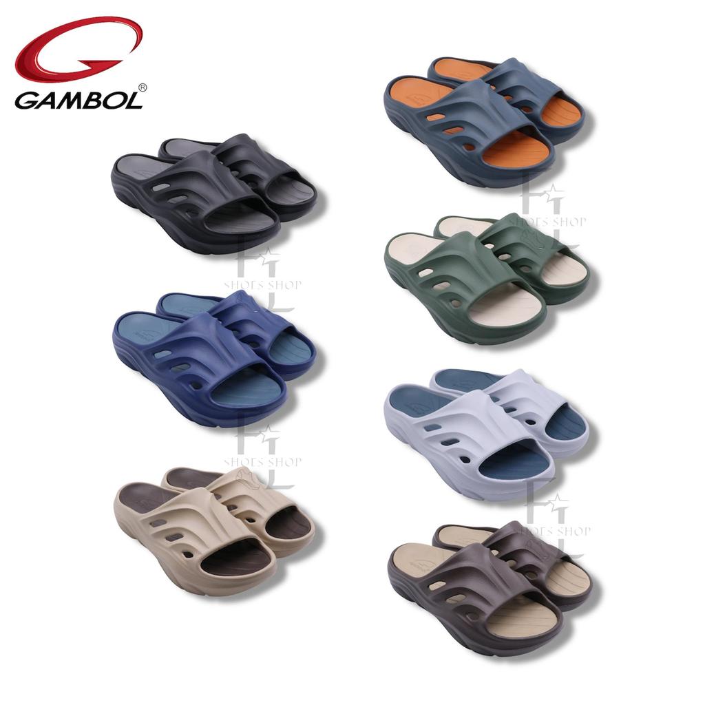 GAMBOL แกมโบล SWITCH SOCK รองเท้าแตะเปลี่ยนพื้นได้ รองเท้าแตะผู้ชาย รุ่น 42227 Size 40-44