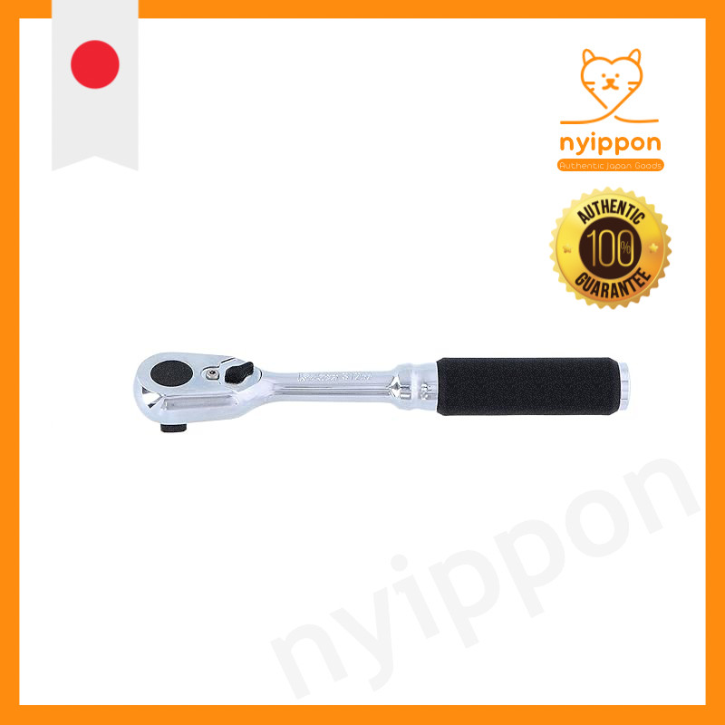 Yamashita Industrial Research Co. Koken Z-EAL 3/8" (9.5mm) SQ. Ratchet Handle, Total Length 178mm, M