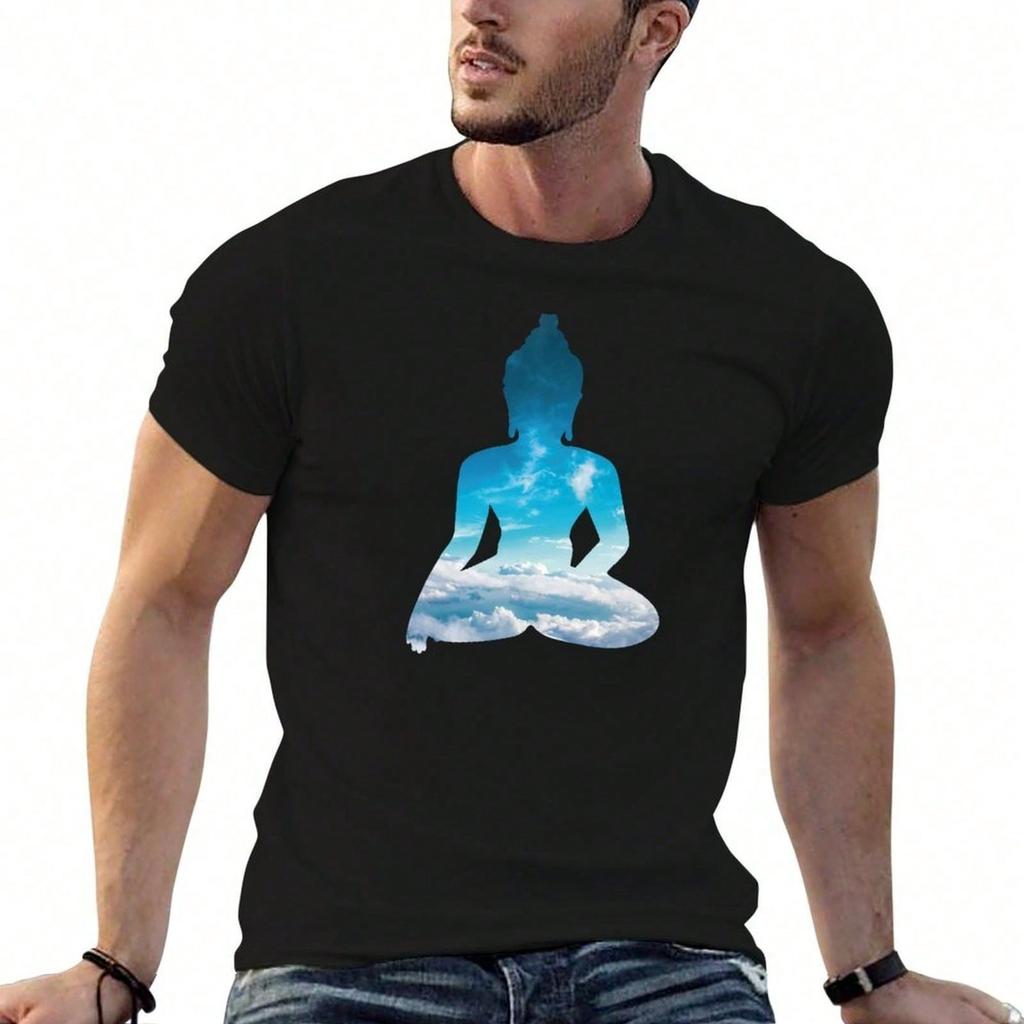 Sky Buddha T-Shirt mens graphic t shirts t shirts for man cotton funny T-Shirt
