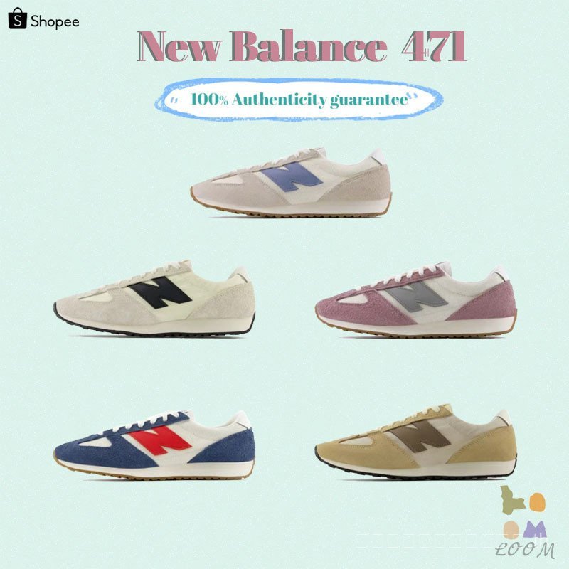 รองเท้า New Balance 471 รุ่น U471 รองเท้าผ้าใบ รับประกันของแท้