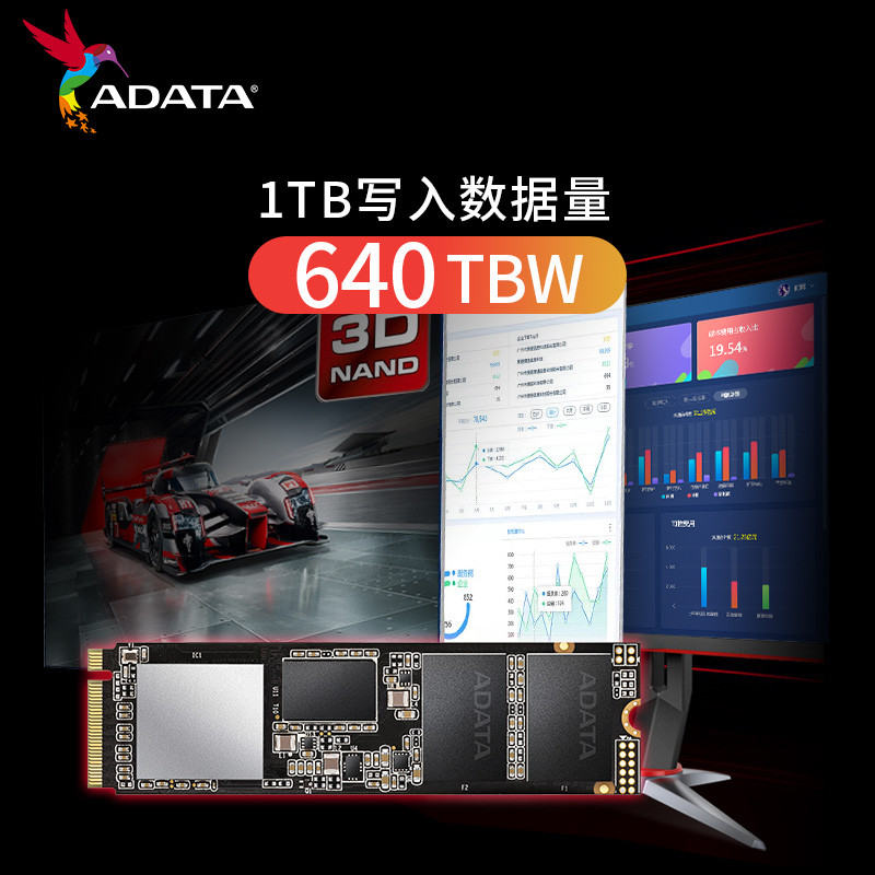 ADATA XPG Pterodactyl SX8200 Pro 2TB SSD Solid State Drive M.2 NVMe 1TB