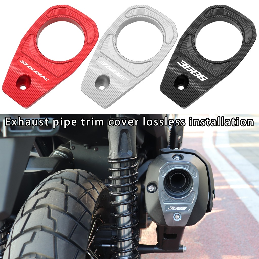 สําหรับ Zontes 368 368G 368K 368E 368D 368M 2026 อุปกรณ์เสริมท่อไอเสียฝาครอบป้องกันท่อไอเสียท่อหางตก