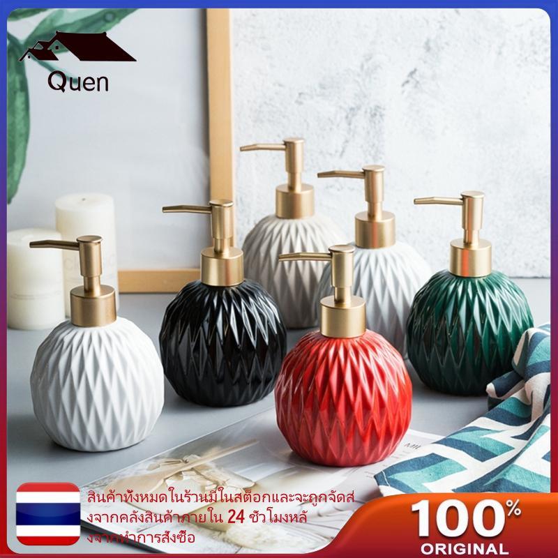 Qeen Durability เครื่องจ่ายสบู่มือ ขวดเซรามิกแบบพกพาสําหรับนักเดินทางบ่อยครั้ง