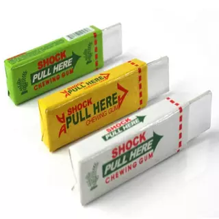 SECRETSPACE Safety Electric Shocking หมากฝรั่งของเล่นโจ๊ก F2Z5
